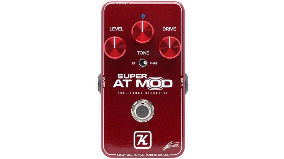 The Keeley Electronics Andy Timmons Super AT Mod Overdrive combines the legendary Keeley Blues Driver mod with an all-new Timmon's signature voicing