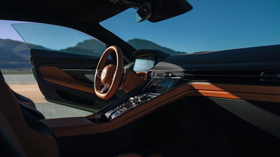 Inside the Aston Martin DB12