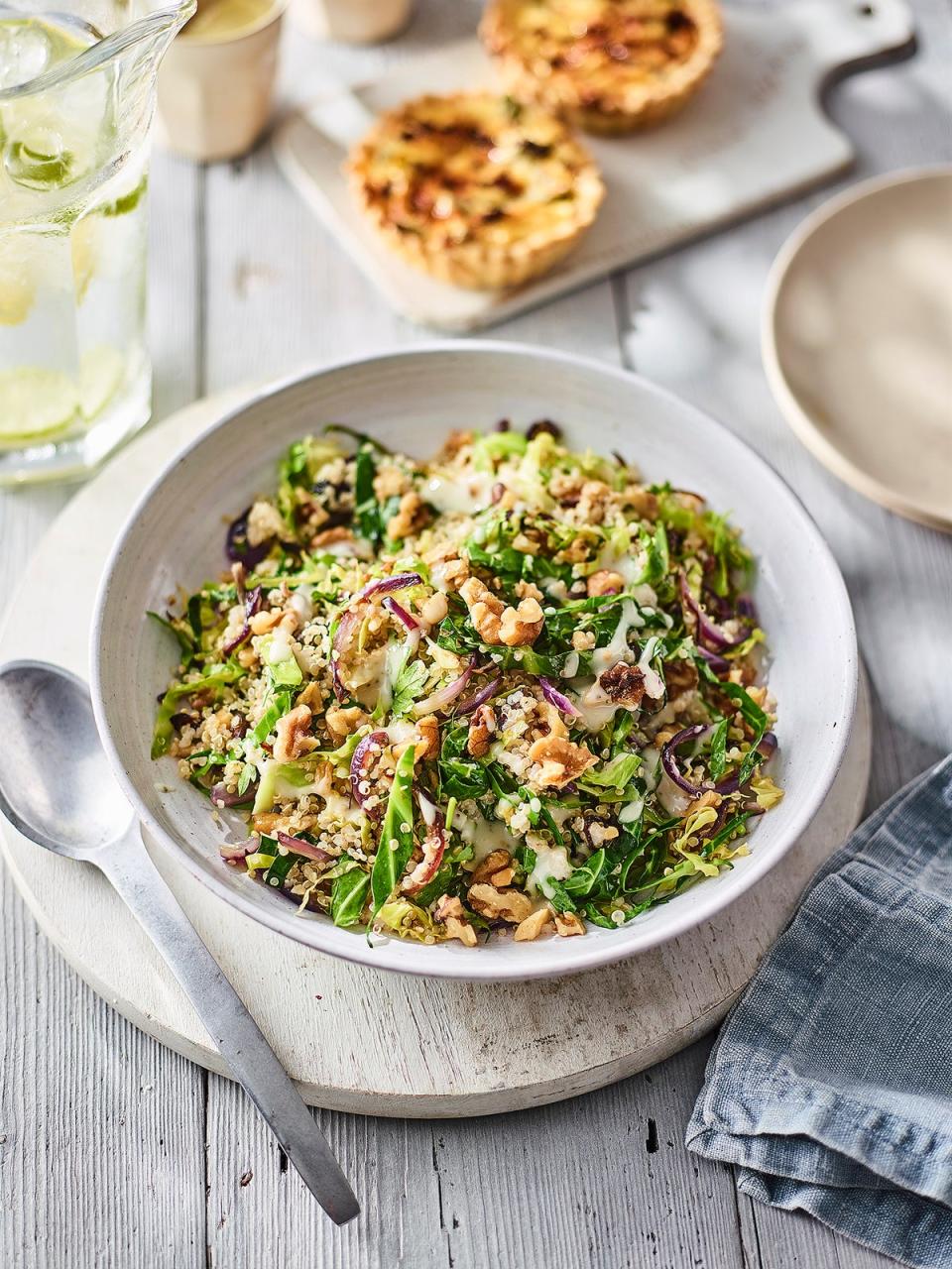 There’s nothing more boring than a bowl of leaves – luckily this one is packed with fun (Mary Berry Dressings)