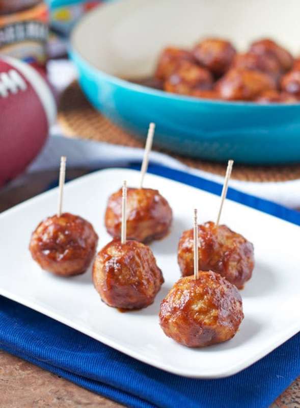 <p>Well Plated</p><p>Anything stuffed with cheese will be a huge hit at your party.</p><p><strong>Get the recipe: <a href="https://www.wellplated.com/cheese-stuffed-apple-chicken-meatballs-slow-cooker/" rel="nofollow noopener" target="_blank" data-ylk="slk:Cheese Stuffed Apple Chicken Meatballs;elm:context_link;itc:0;sec:content-canvas" class="link ">Cheese Stuffed Apple Chicken Meatballs</a></strong></p>