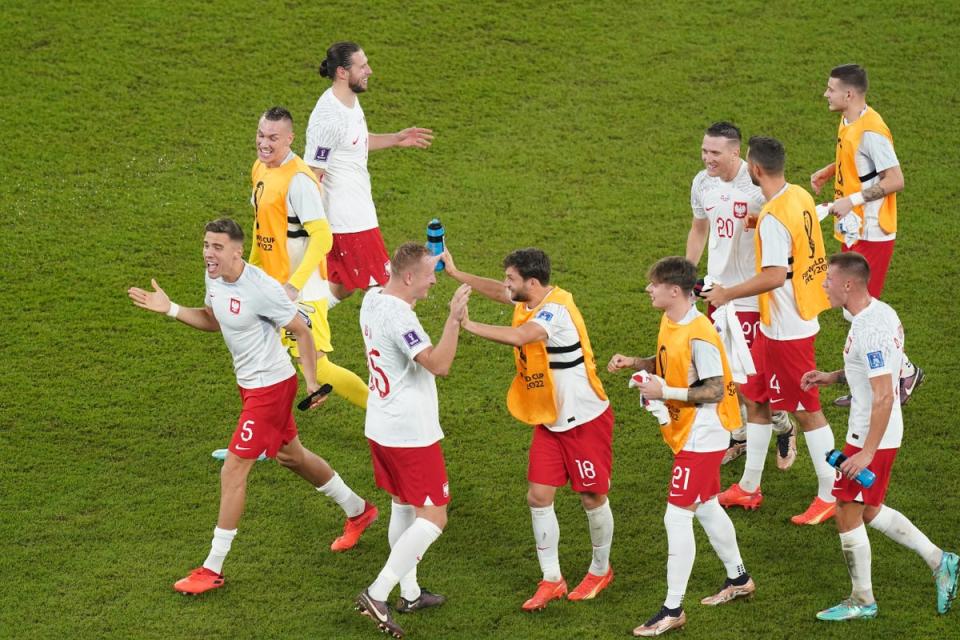 Poland reached the next round (Adam Davy/PA) (PA Wire)