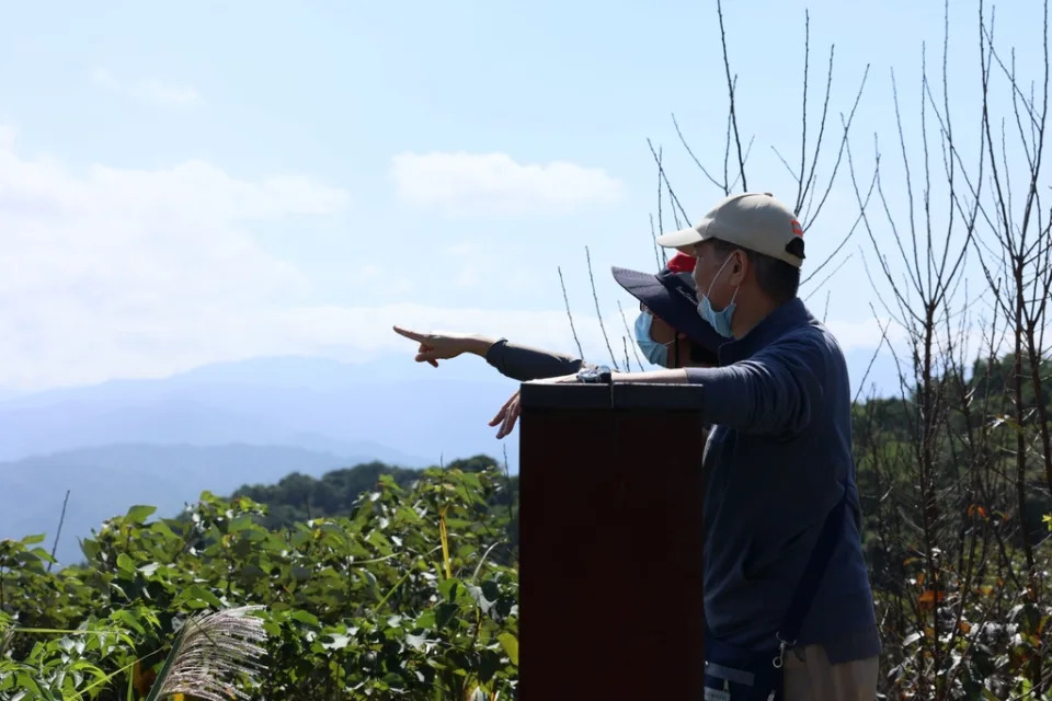 《圖說》整理過後的平台景致將大臺北地區的美景盡收眼底。〈觀旅局提供〉