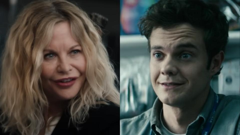  Meg Ryan in What Happens Later and Jack Quaid in The Boys. 