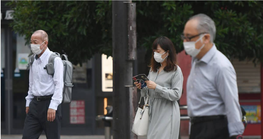 日本新冠肺炎疫情再次出現反彈。（圖／達志／美聯社）