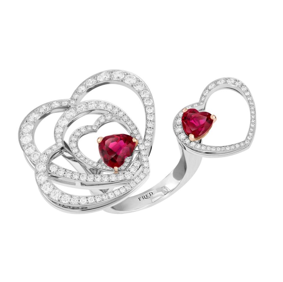 Pretty Woman高級珠寶系列GLAMOROUS戒指。NT$1,541,900（FRED提供）