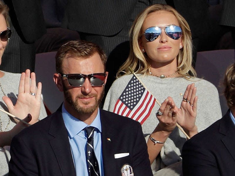 Dustin Johnson Paulina Gretzky