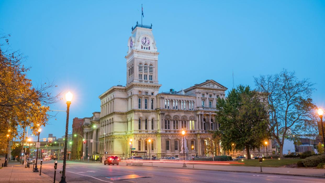 The old City Hall in downtown Louisville, Kentucky USA.