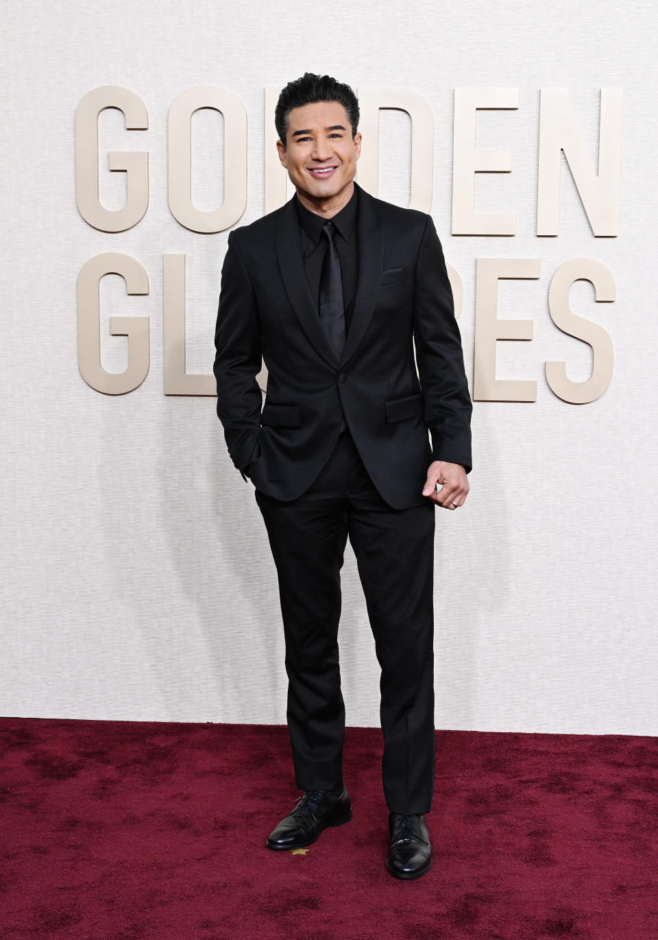 Mario Lopez at the 81st Golden Globe Awards held at the Beverly Hilton Hotel on January 7, 2024 in Beverly Hills, California. (Photo by Gilbert Flores/Golden Globes 2024/Golden Globes 2024 via Getty Images)