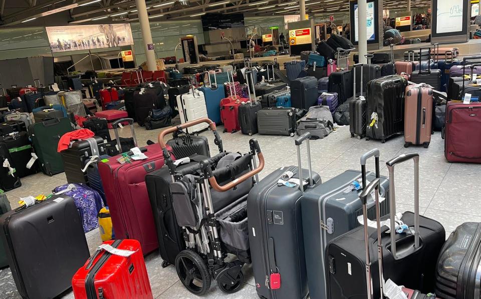 Passengers travelling abroad on Saturday faced more lengthy delays, baggage chaos and cancellations - Adam Kent 