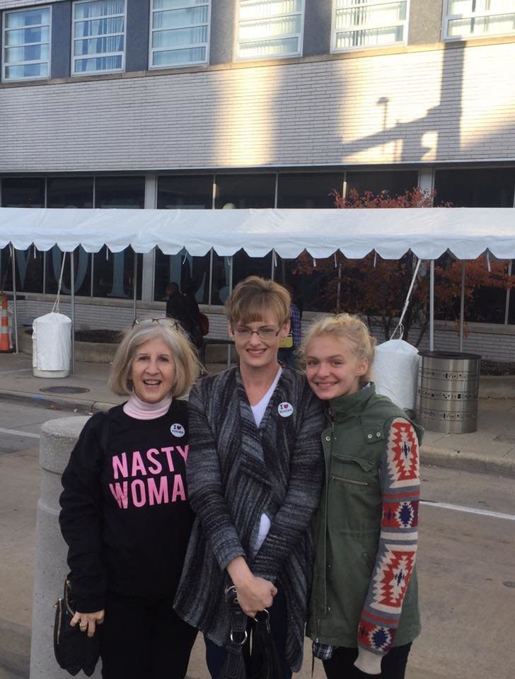 Different from other posts, but proudly voted with my daughter and granddaughter last Saturday. Three generations. First time voting in a Presidential election for my 19-year-old granddaughter. This election is too important and I was never sure if my daughter thought her vote mattered. A memory and perhaps a new tradition.