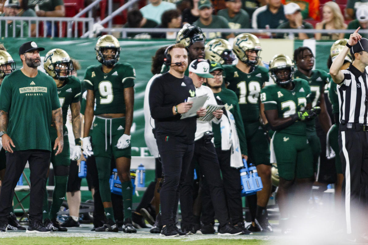 University of Southern Florida (USF) Bulls 2015 football uniforms