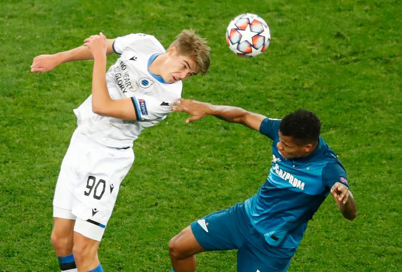 Champions League - Group F - Zenit Saint Petersburg v Club Brugge