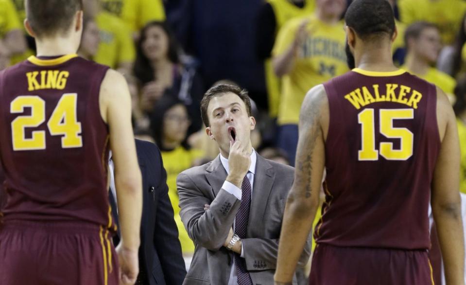 Minnesota's Richard Pitino is among the coaches in the most need of a bounce-back season. (AP)