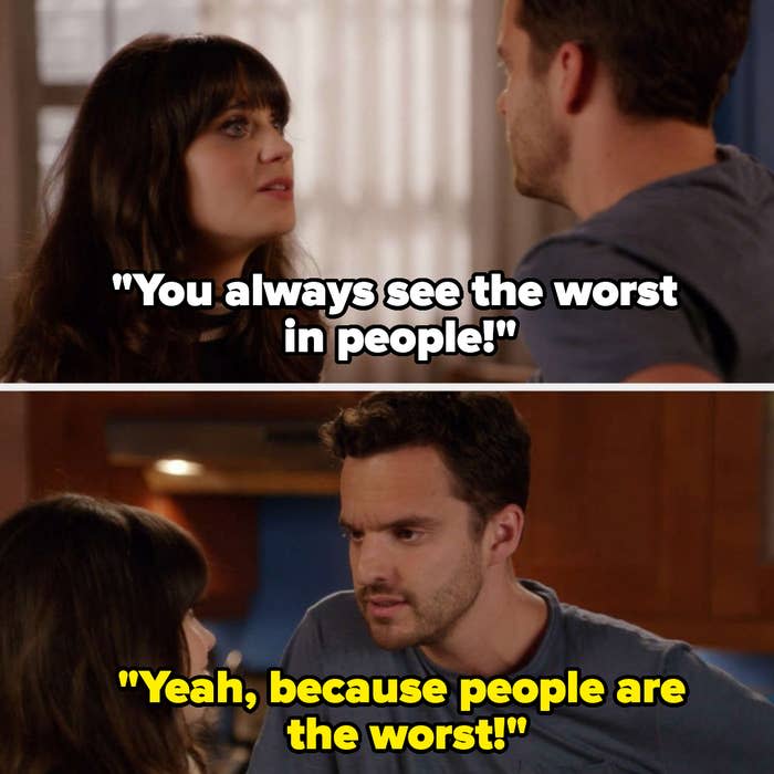 Screenshots from "New Girl"