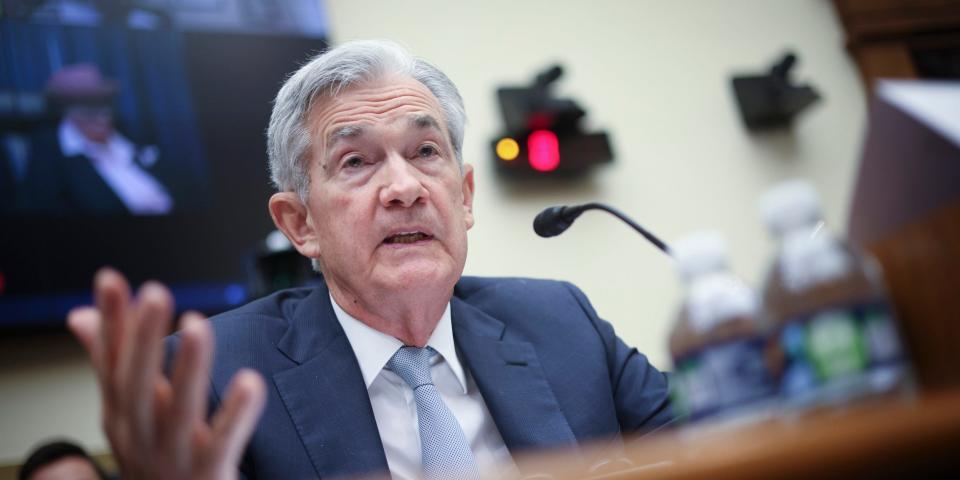 Fed Chair Jerome Powell testifies to the House Financial Services Committee.