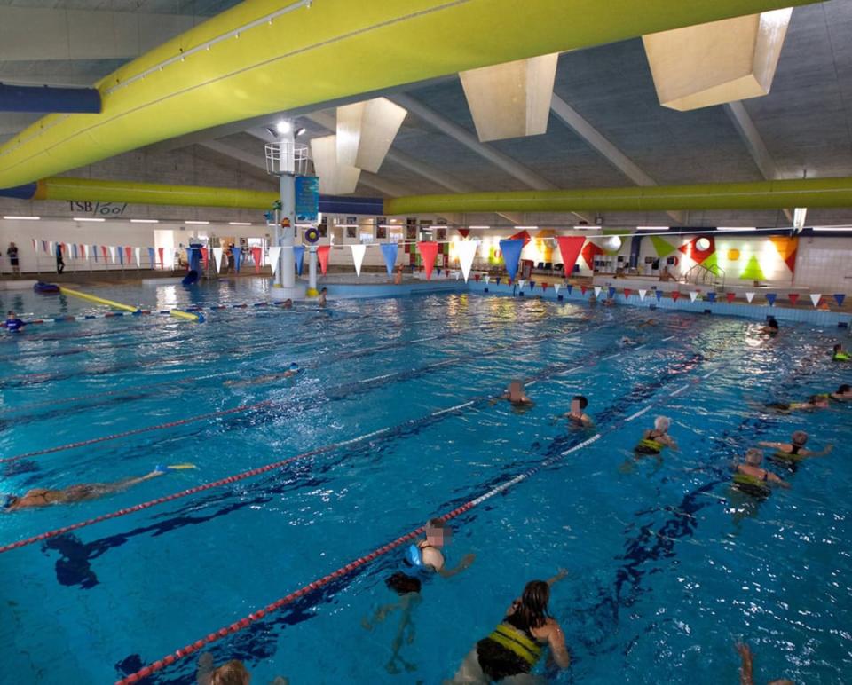 The main pool at Todd Energy Aquatic Centre. 