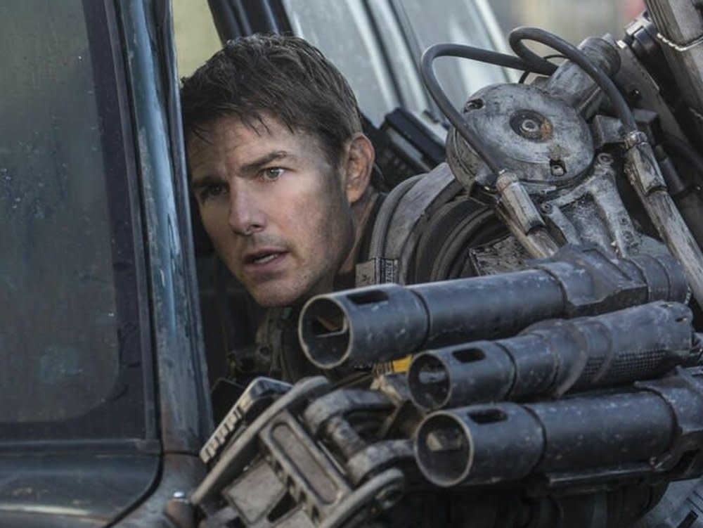 "Edge of Tomorrow": Major Bill Cage (Tom Cruise) erlebt den gleichen Tag immer und immer wieder. (Bild: Warner Bros. Television)