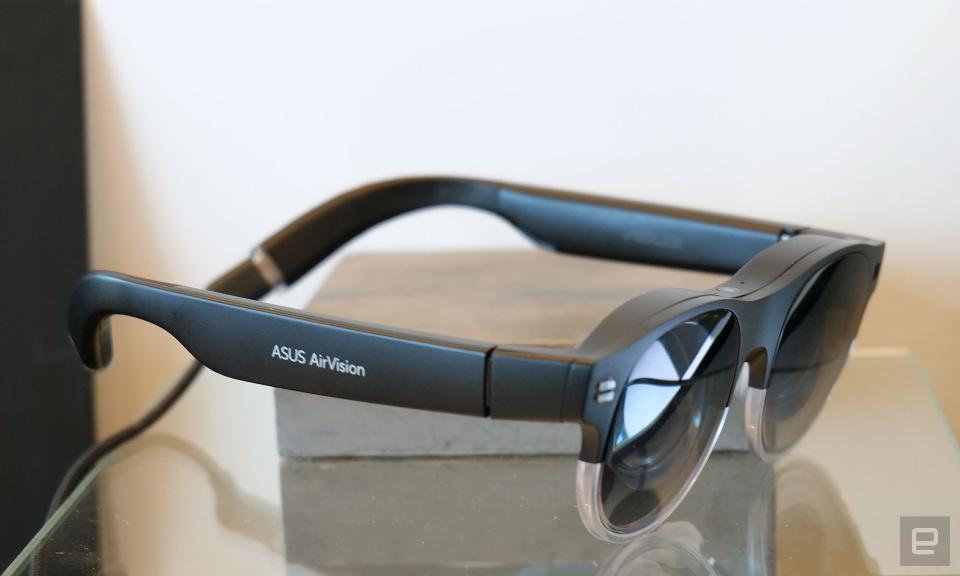 <p>Hands-on photos of ASUS' AirVision M1 glasses from CES 2024.</p>
