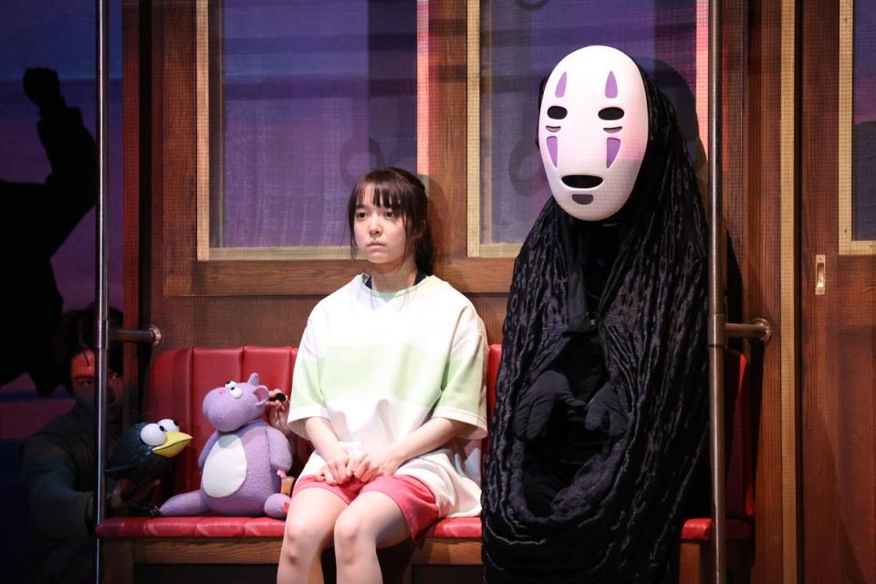 Mone Kamishiraishi in the Japanese production of ‘Spirited Away' (Toho Co)