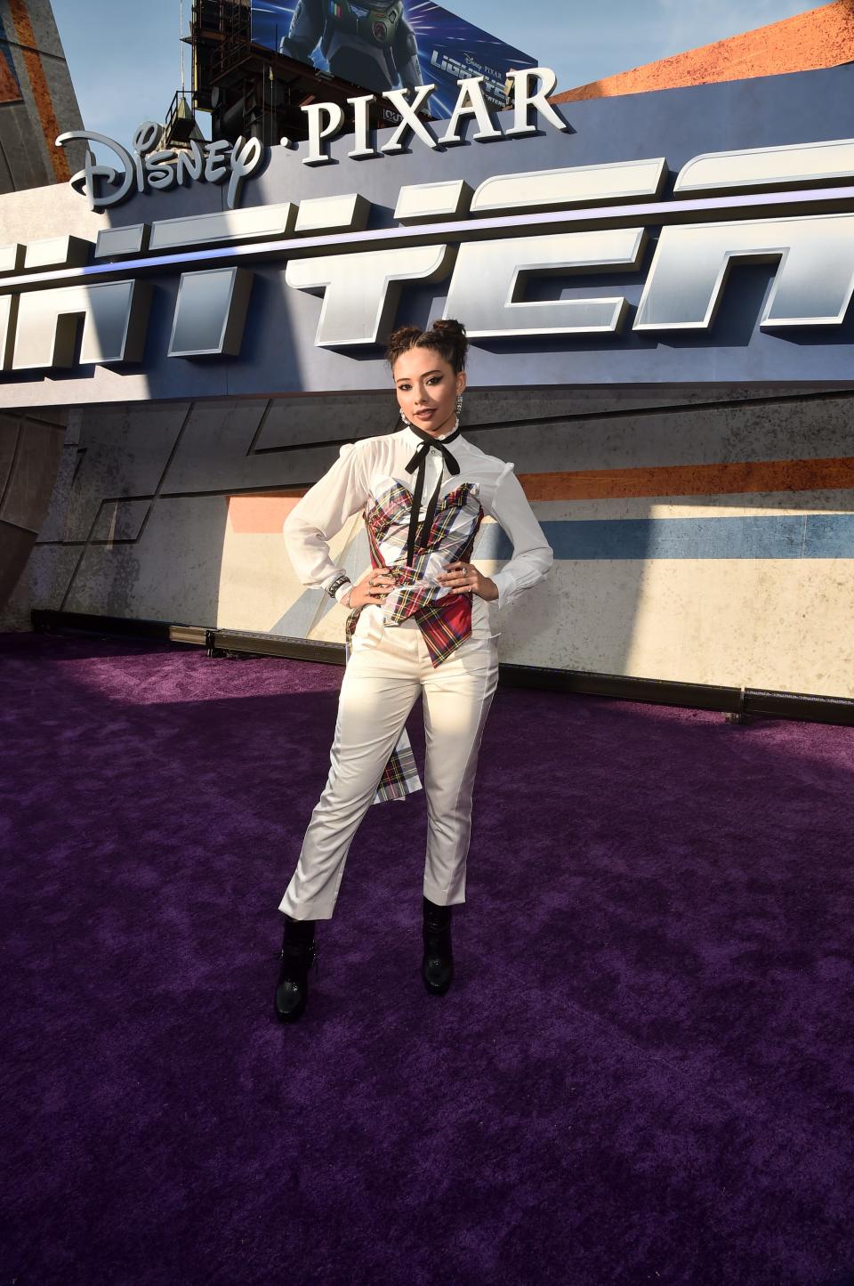 Xochitl Gomez attends Disney And Pixar's "Lightyear" premiere at El Capitan Theatre on June 08, 2022 in Los Angeles, California.