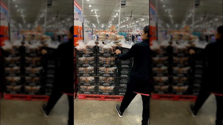 Croissant loaves in Costco