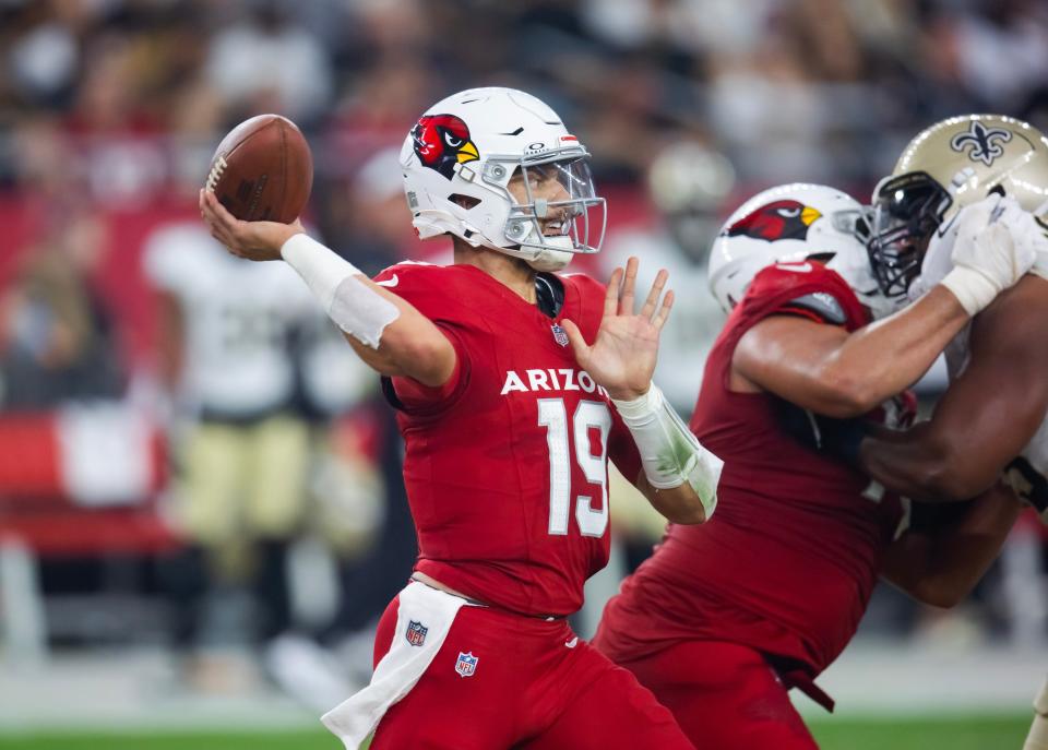 Cardinals releasing QB Desmond Ridder Yahoo Sports