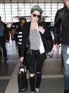 <p>Kristen Stewart arriving at LAX, January 2016.</p>