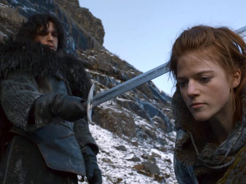 jon snow ygritte game of thrones