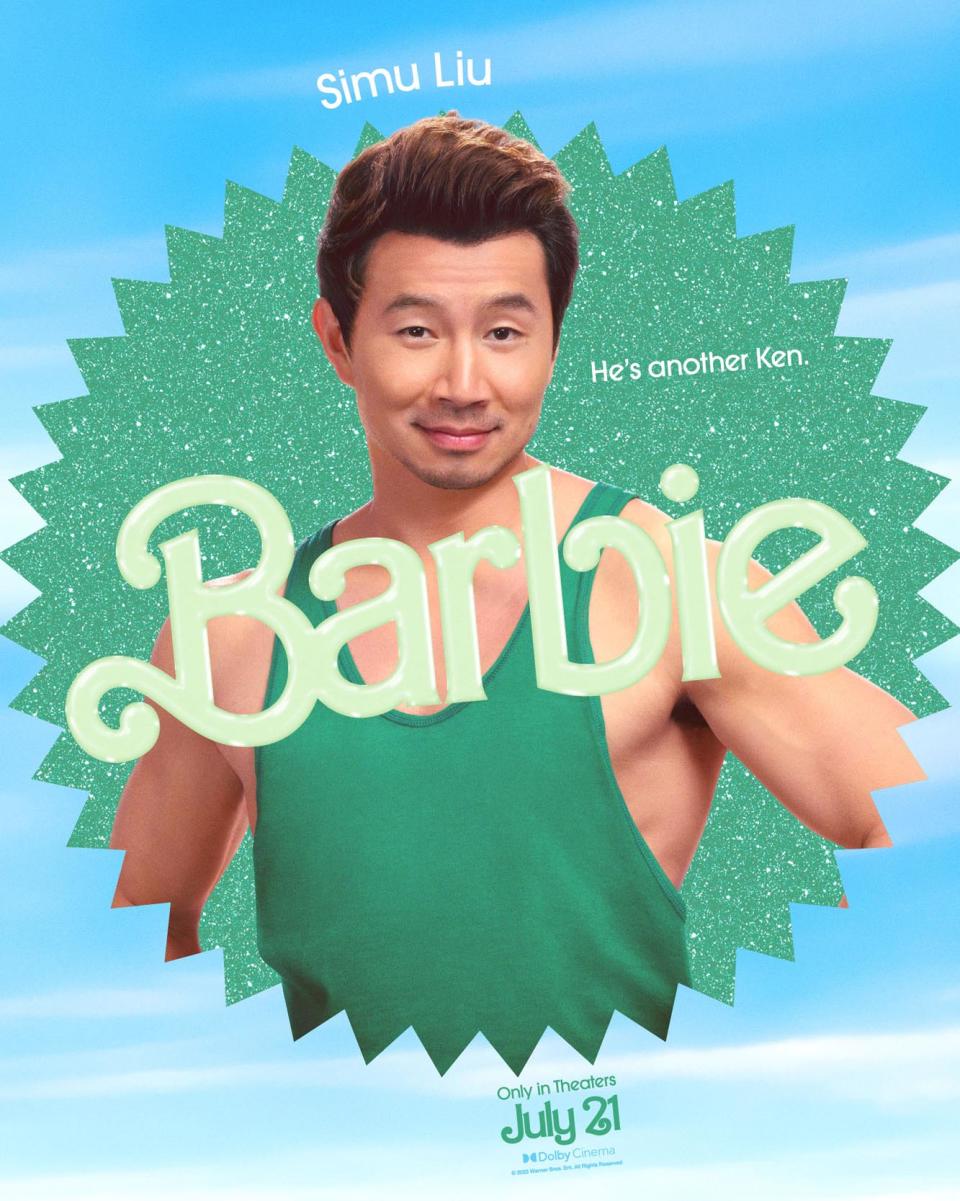 Simu Liu's Barbie Poster