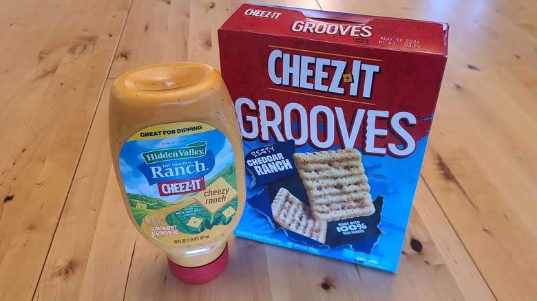 cheez-it ranch dressing and ranch flavored cheez-its