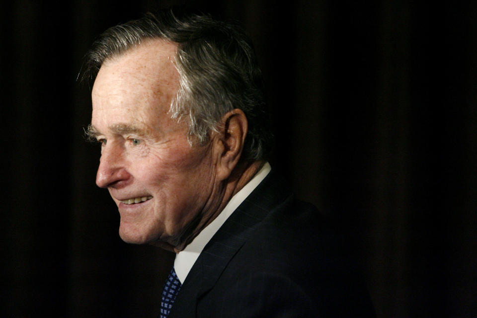 <em>Former President George HW Bush has died at the age of 94 (Picture: AP Photo/Matt Sayles, File)</em>