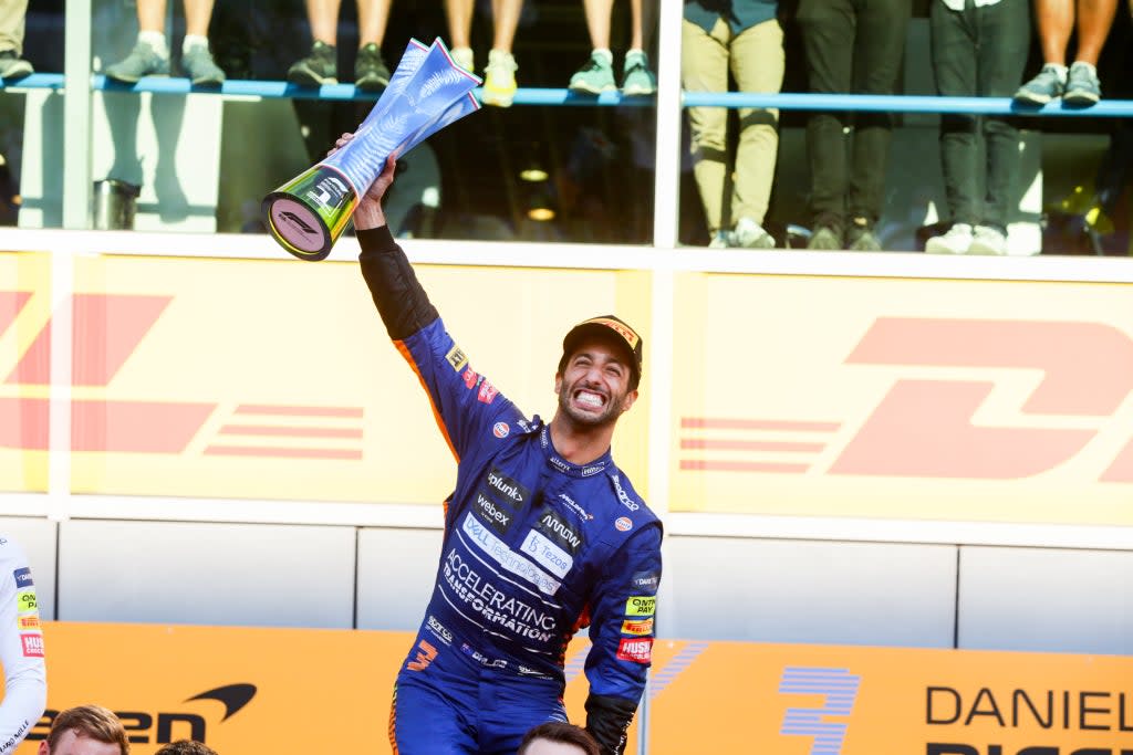 Daniel Ricciardo ended a nine-year drought for McLaren with victory at the Italian Grand Prix  (Getty Images)