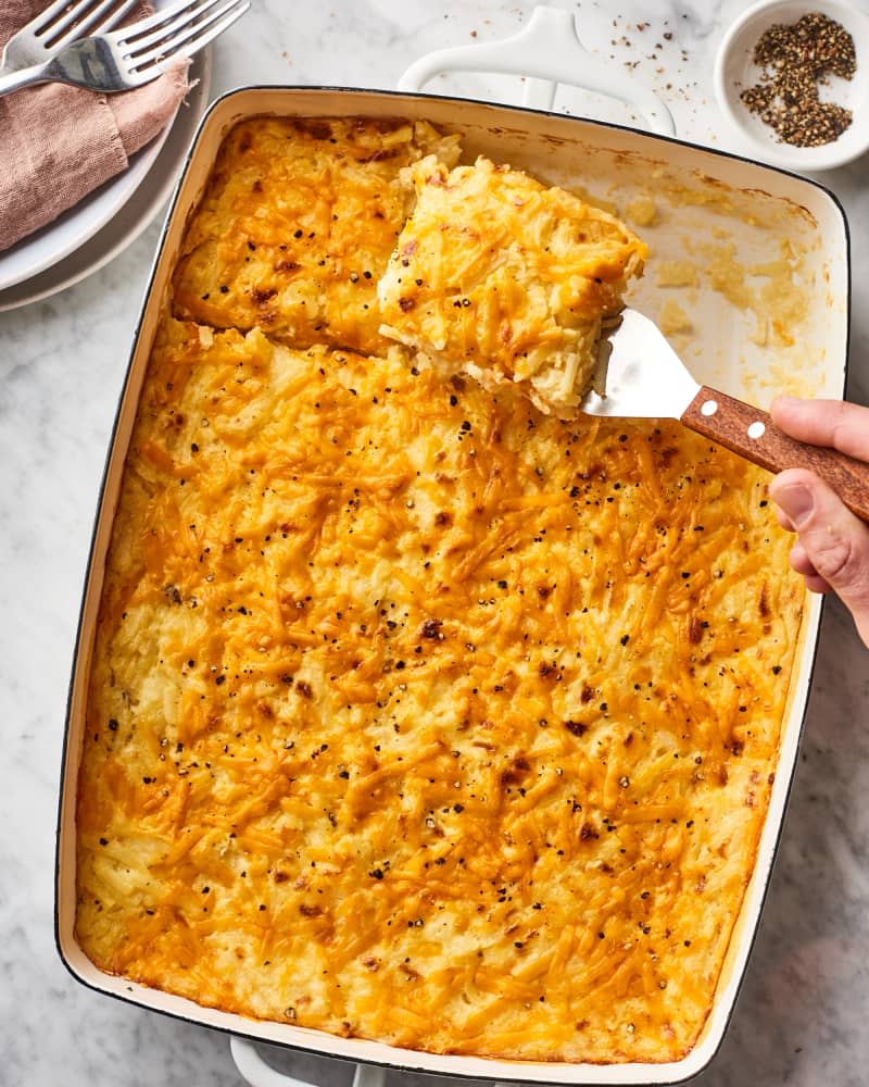 Copycat Cracker Barrel Hash Brown Casserole