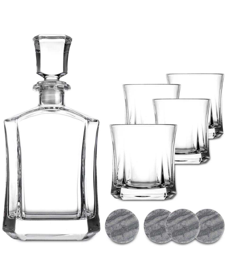 <p><a href="https://go.redirectingat.com?id=74968X1596630&url=https%3A%2F%2Fwww.macys.com%2Fshop%2Fproduct%2Fgodinger-paola-5-piece-whiskey-set-with-decanter-4-dof-glasses-whiskey-stones%3FID%3D14174914&sref=https%3A%2F%2Fwww.womansday.com%2Frelationships%2Ffamily-friends%2Fg45613795%2Fbest-gifts-for-neighbors%2F" rel="nofollow noopener" target="_blank" data-ylk="slk:Shop Now;elm:context_link;itc:0;sec:content-canvas" class="link ">Shop Now</a></p><p>Whiskey Set with Decanter</p><p>macys.com</p><p>$27.93</p>