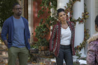<p>Sterling K. Brown as Randall and Susan Kelechi Watson as Beth in NBC’s <i>This Is Us</i>.<br> (Photo: Ron Batzdorff/NBC) </p>