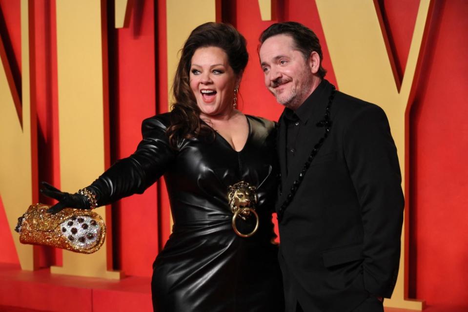 Melissa McCarthy and Ben Falcone. REUTERS