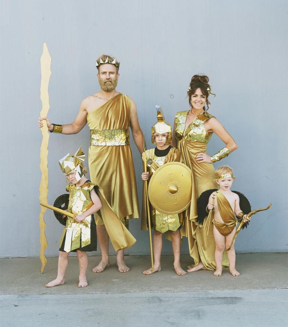 1) Greek God Group Costume