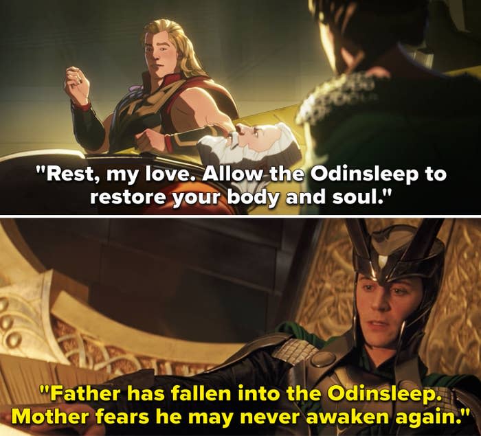 "Father has fallen into the Odinsleep; Mother fears he may never awaken again"