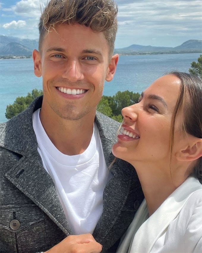 Marcos Llorente y su prometida Paddy Noarbe