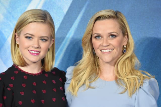 The mother-daughter duo were stylish at the London premiere on Tuesday.