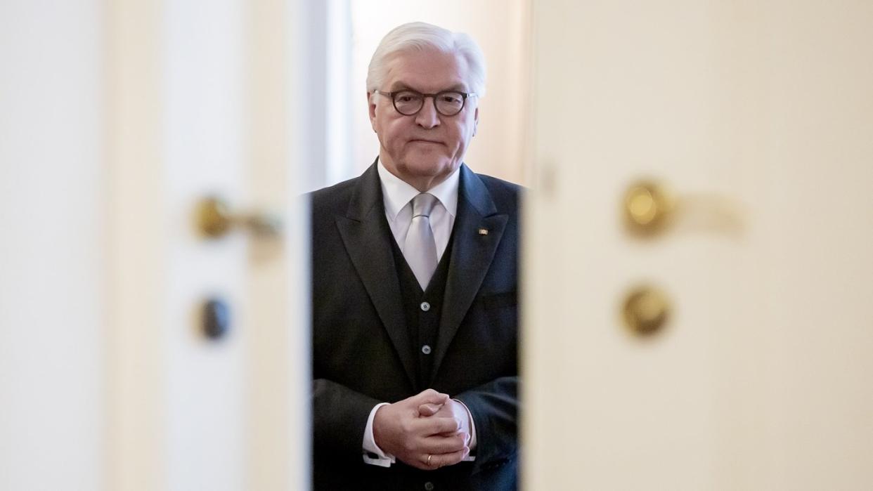 Das Archivfoto zeigt den Bundespräsidenten beim Neujahrsempfang im Schloss Bellevue.