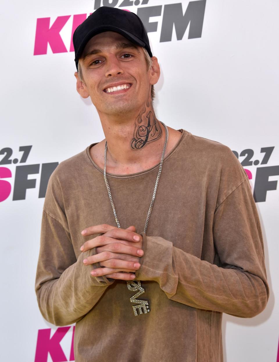 Aaron Carter in 2017 (Getty Images)