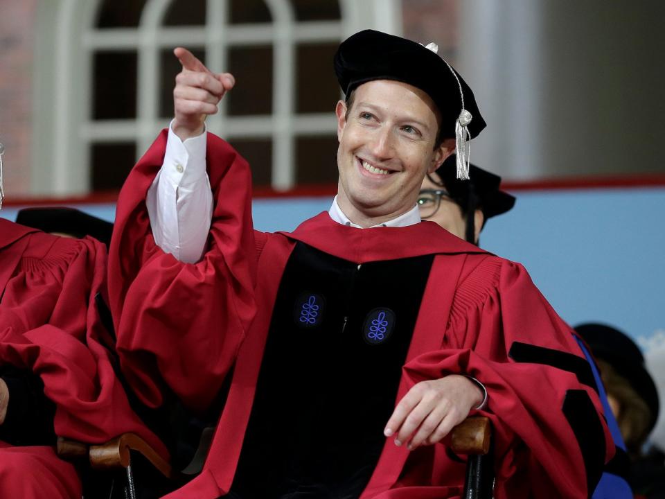 Mark Zuckerberg Harvard