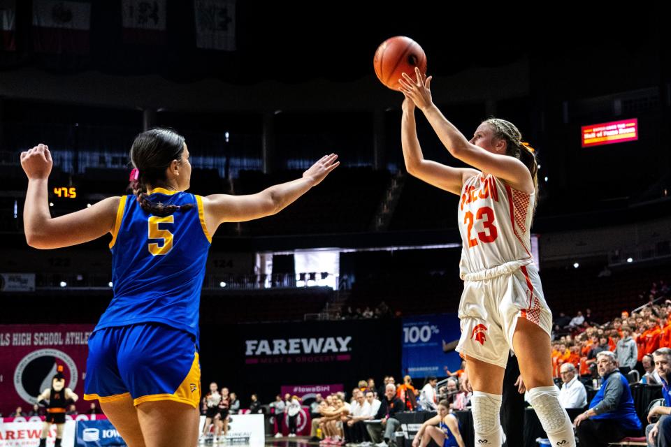 Solon's Callie Levin is an Iowa women's basketball signee and put up huge numbers in the biggest moments this season.