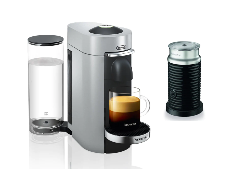 Nespresso Vertuoplus Deluxe by De’Longhi with Aeroccino3 Frother, $137