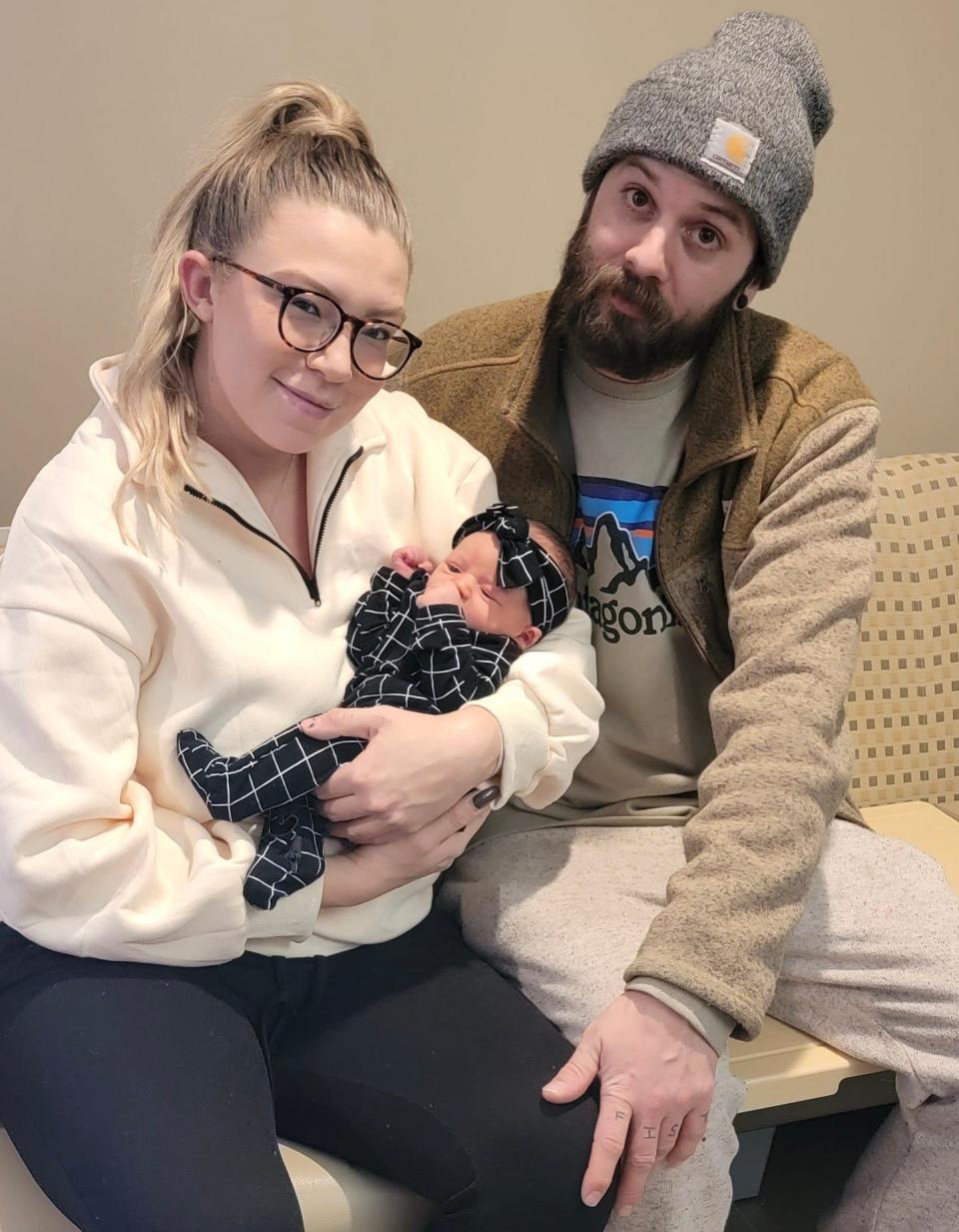 Hunterdon County saw a baby girl born to Robyn Van Hise and Noah Donovan of Flemington. Briar Snow Donovan was born at 2:48 a.m. at Hunterdon Medical Center.