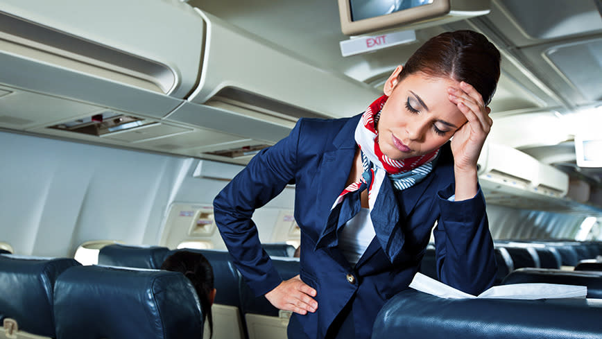 The wrong request will get the thumbs-down from most flight attendants. Photo: iStock