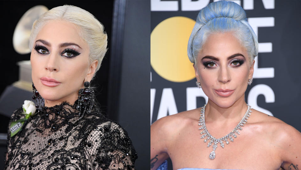 dramatic celeb hair lady gaga