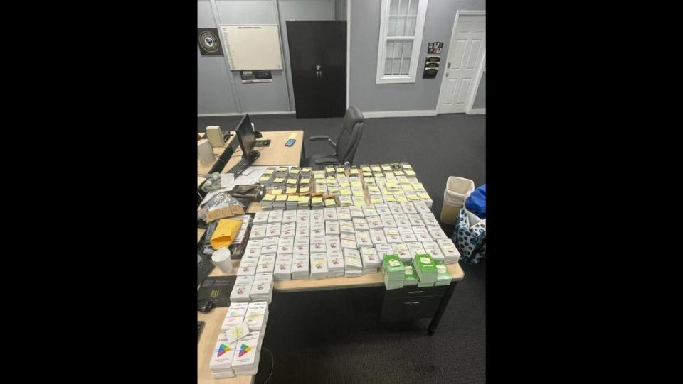 A traffic stop involving a Lexis reported as stolen took an unexpected turn when deputies discovered it was loaded down with thousands of gift cards from Walmart, according to investigators in eastern South Carolina.
