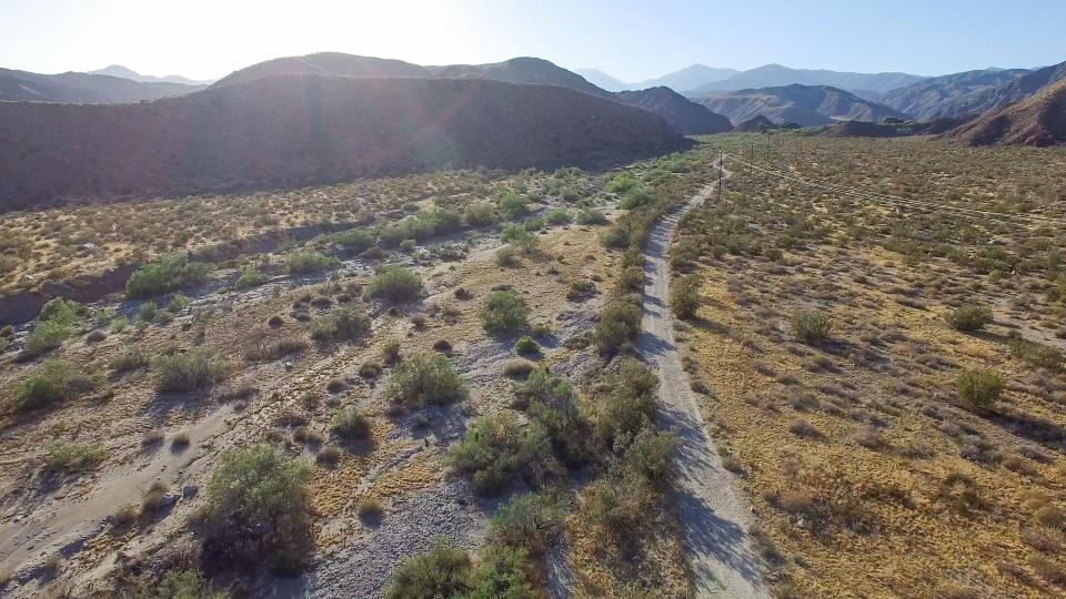 The Mission Creek Preserve trail near Desert Hot Springs in 2018.  